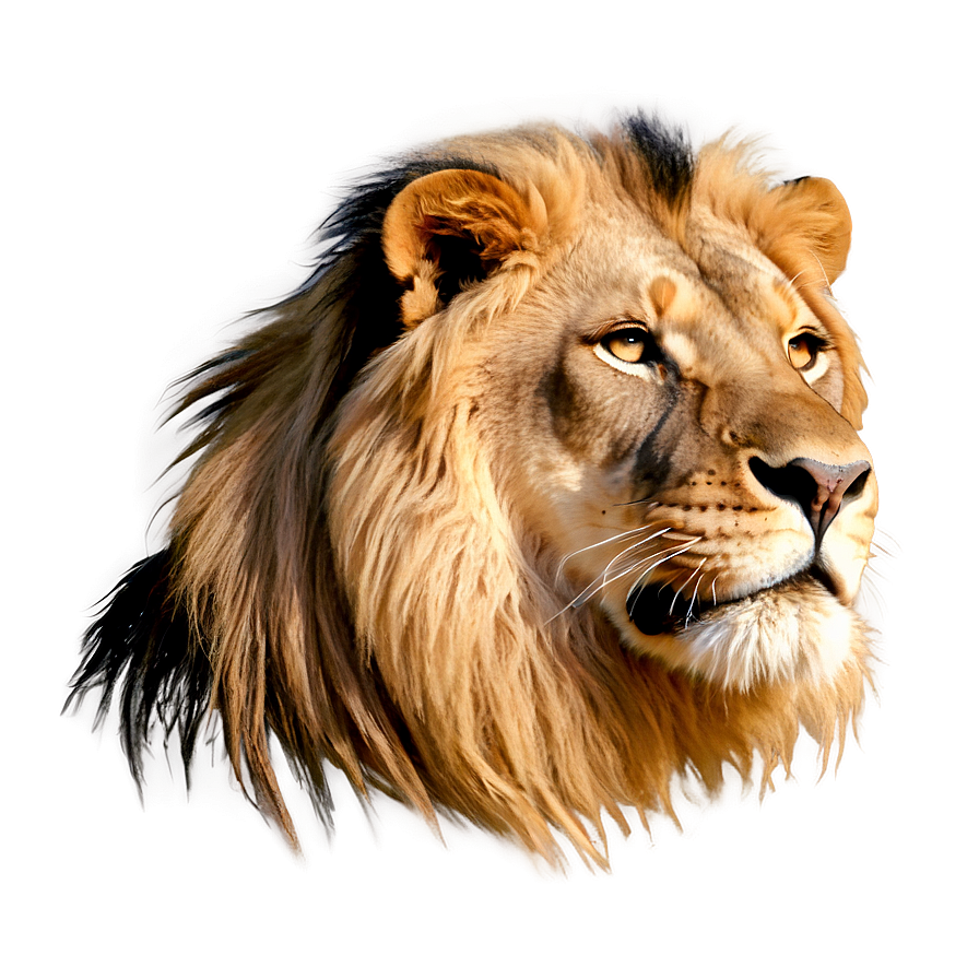 Lion Face Sketch Png 06122024 PNG