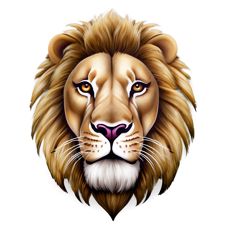 Lion Face Tattoo Design Png Lfi PNG