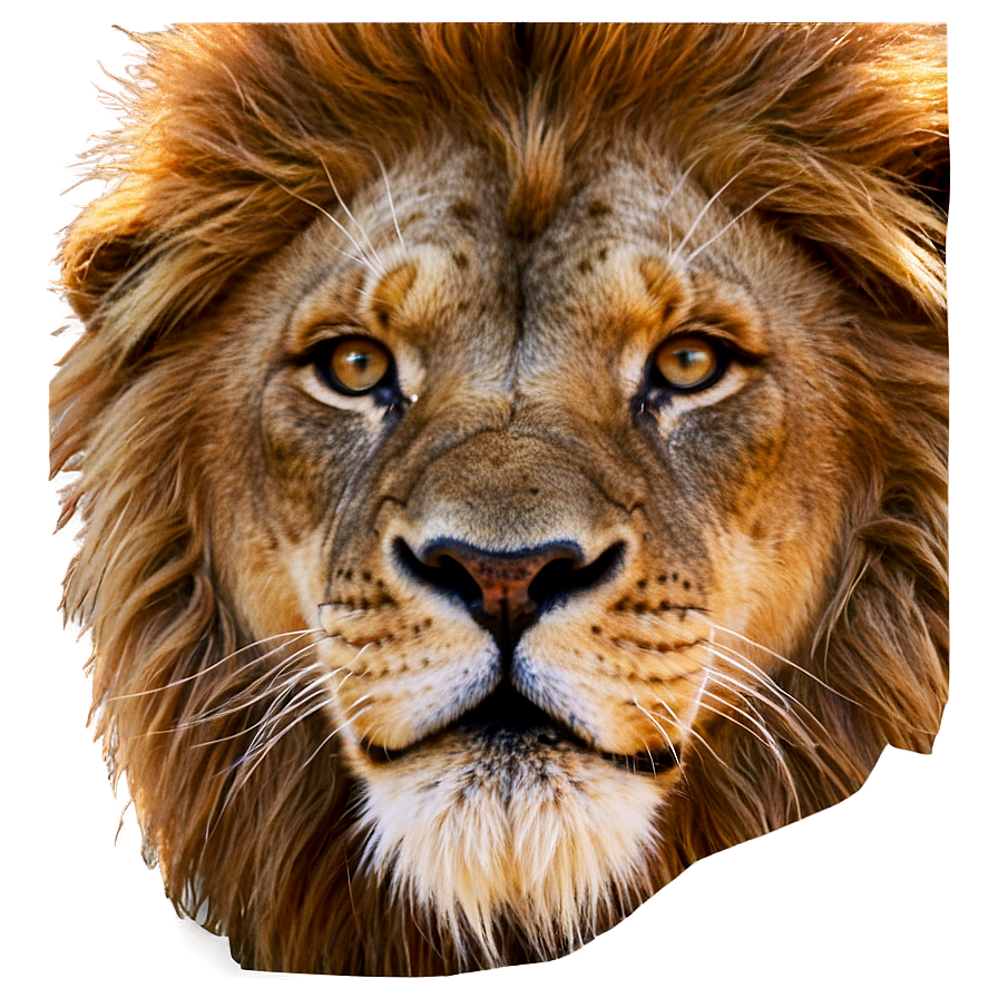 Lion Face With Scar Png 06122024 PNG