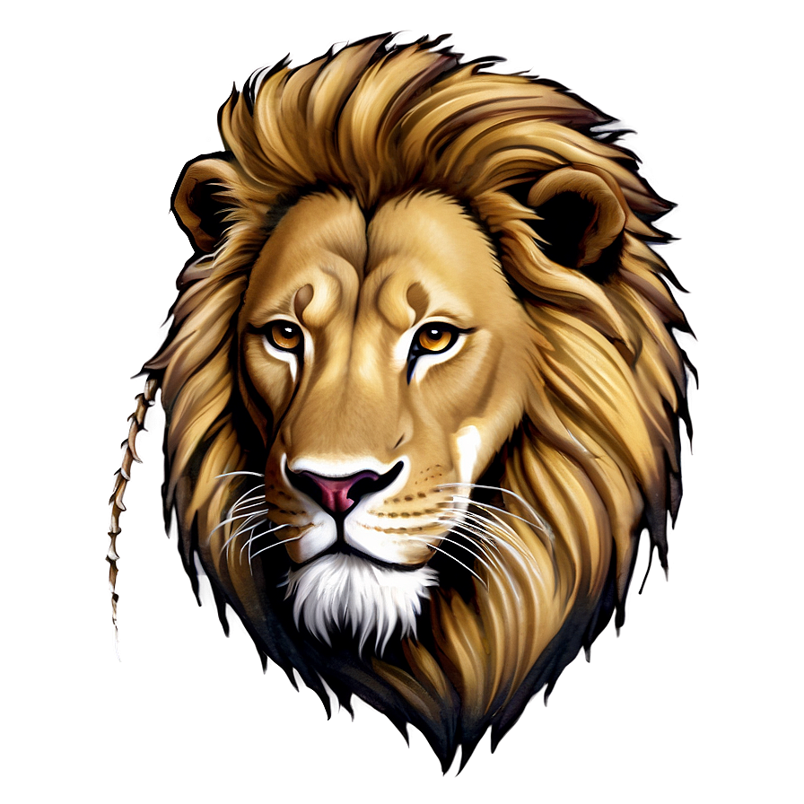 Lion Face With Scar Png 75 PNG