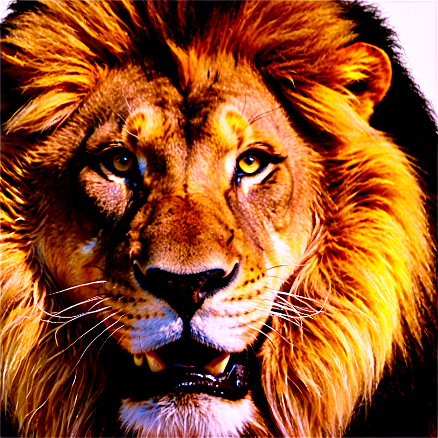 Lion Facial Expression Png 06122024 PNG