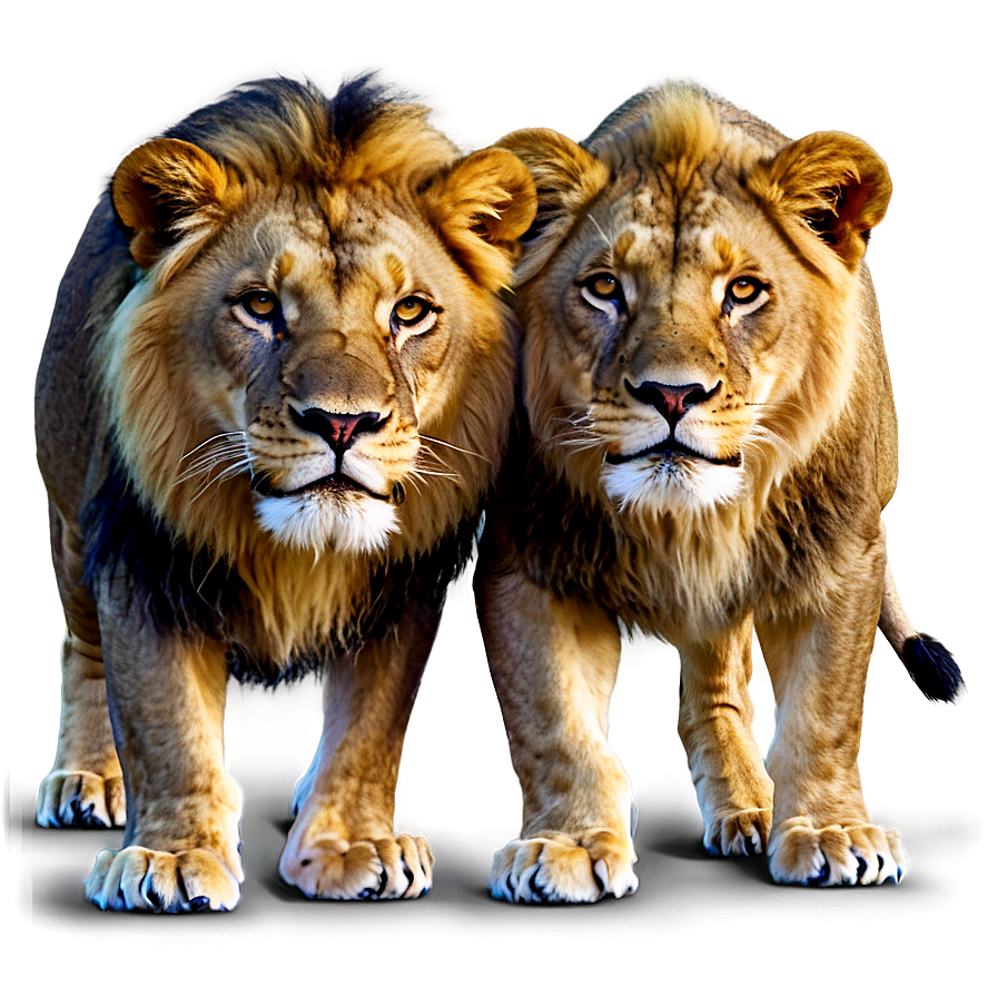 Lion Family Bond Png Hyx38 PNG