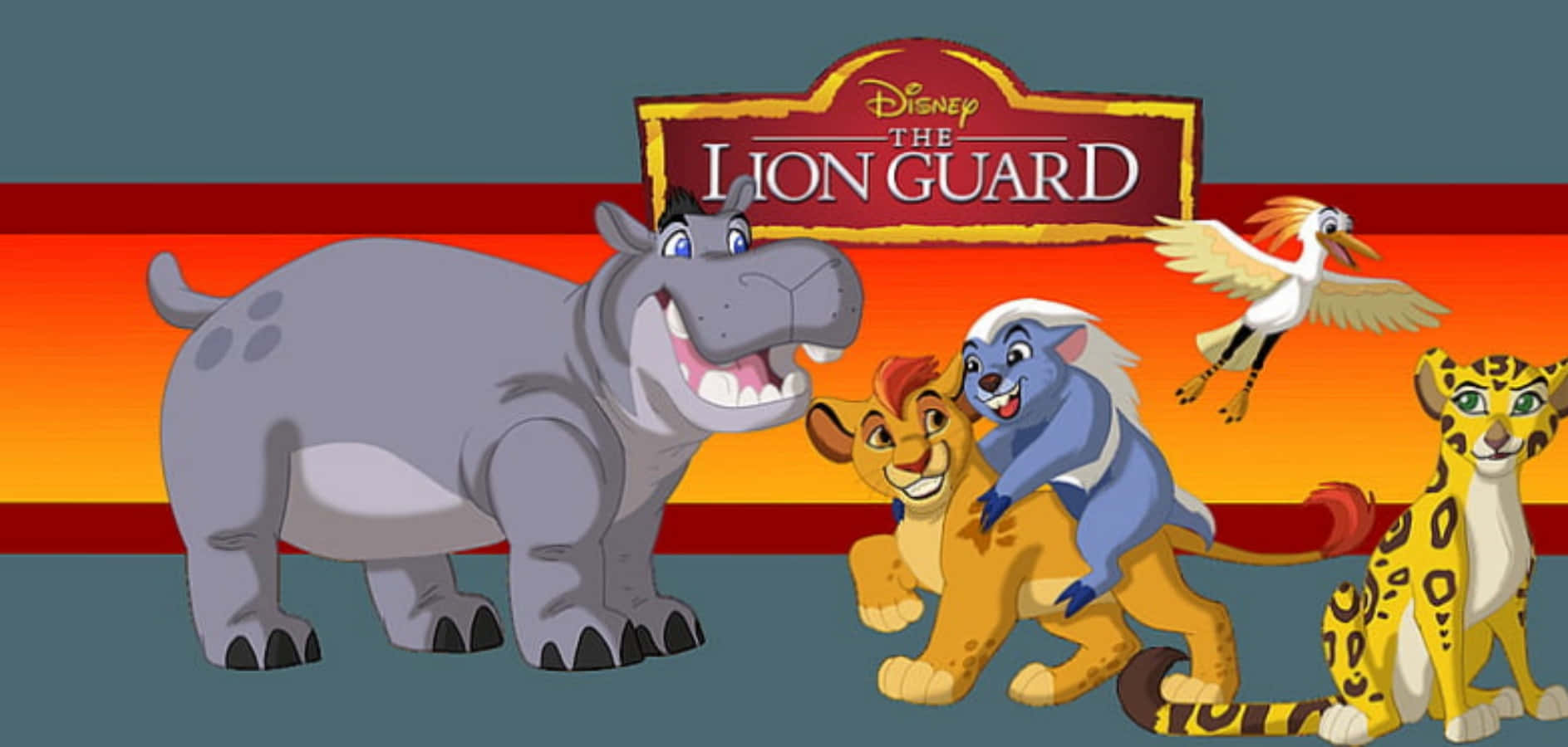 Locandinadel Film Disney Lion Guard. Sfondo