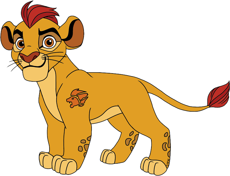 Lion Guard Animated Character PNG