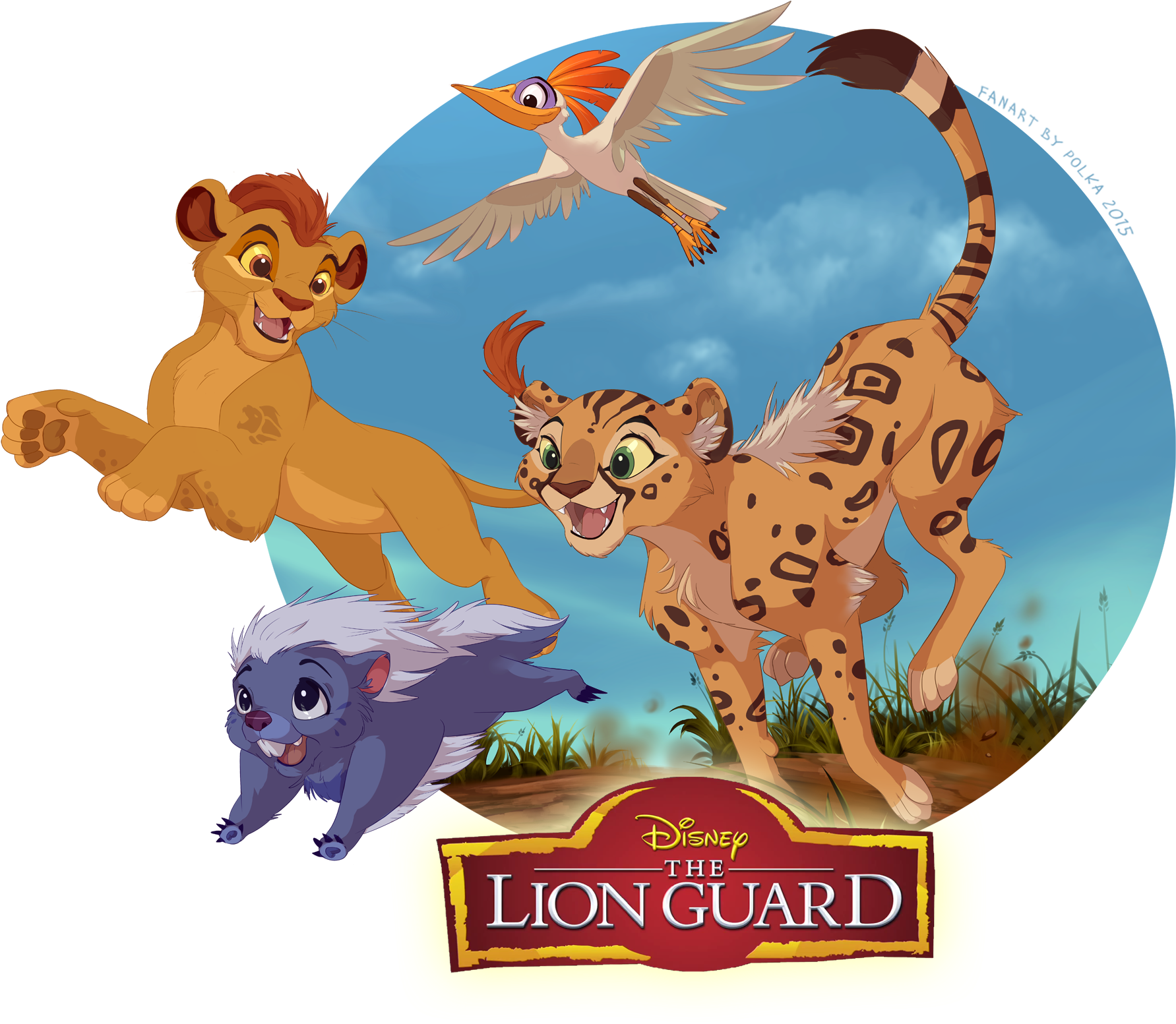 Lion Guard Animated Characters Frolic PNG