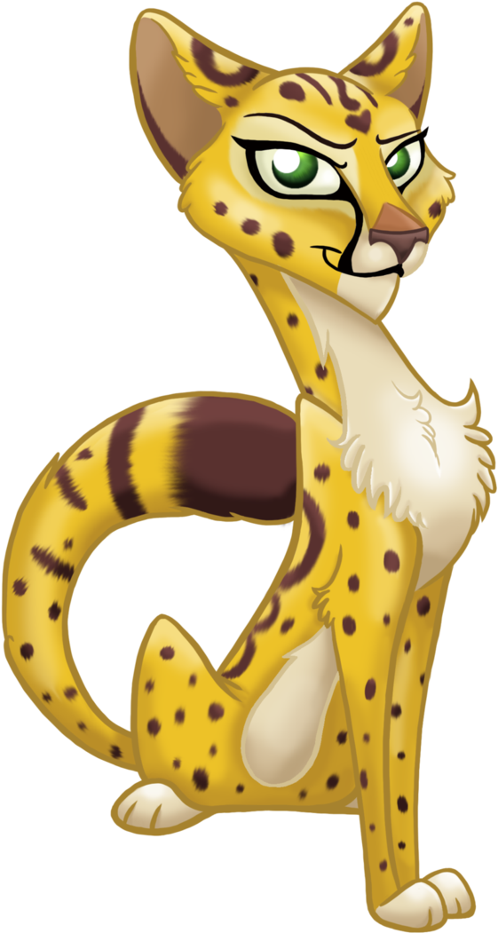 Lion Guard Animated Cheetah Character PNG