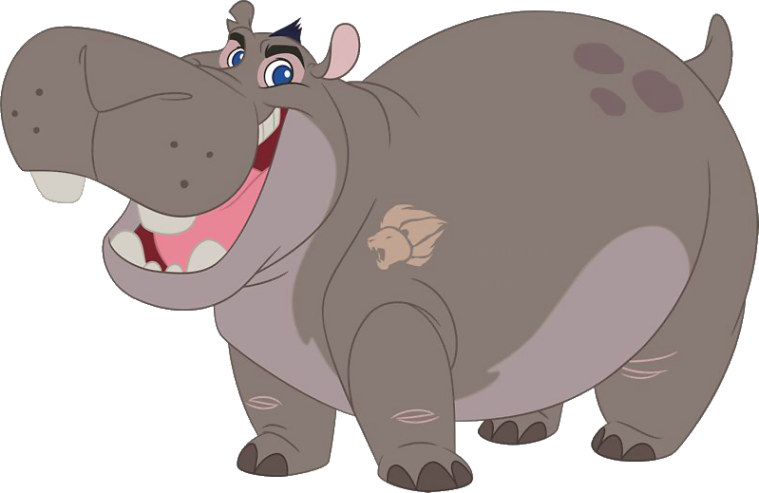 Lion Guard Beshte Smiling Hippo PNG