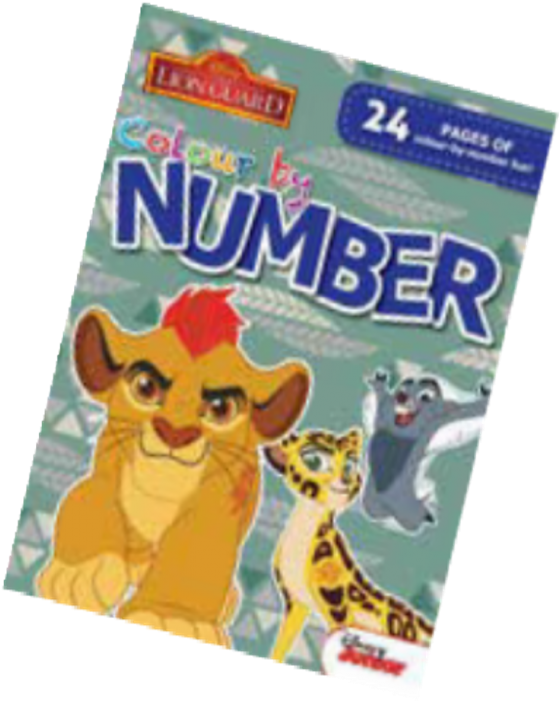 Lion Guard Colorby Number Activity Book PNG