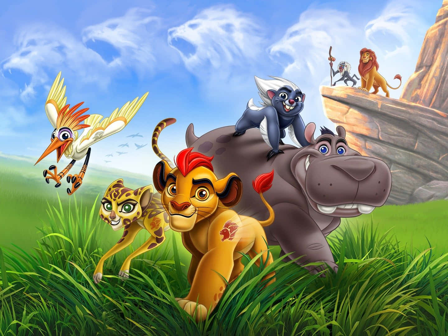 Follow The Roar Of The Lion Guard Wallpaper