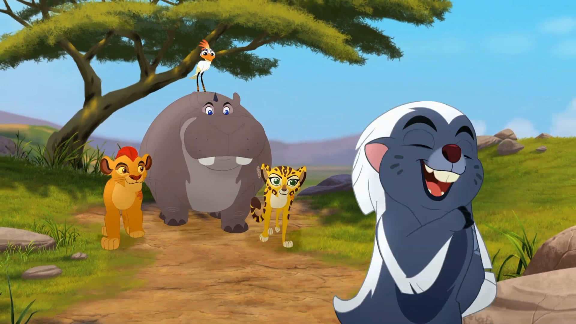 Join Kion and The Lion Guard to Protect the Pridelands Wallpaper