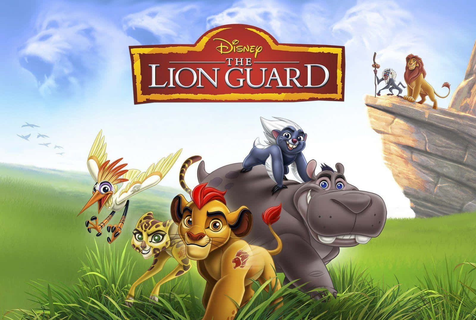 Bliv med Simbas søn Kion på hans eventyr i The Lion Guard tapet! Wallpaper