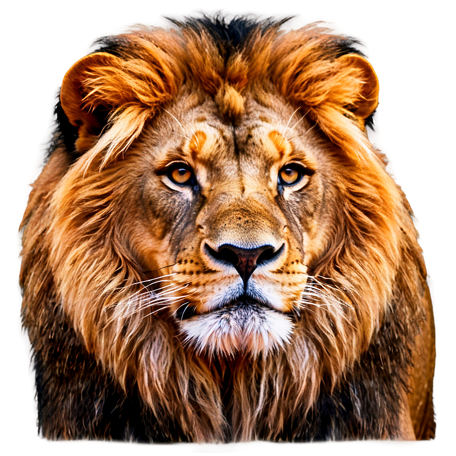 Lion In Natural Habitat Png Est17 PNG