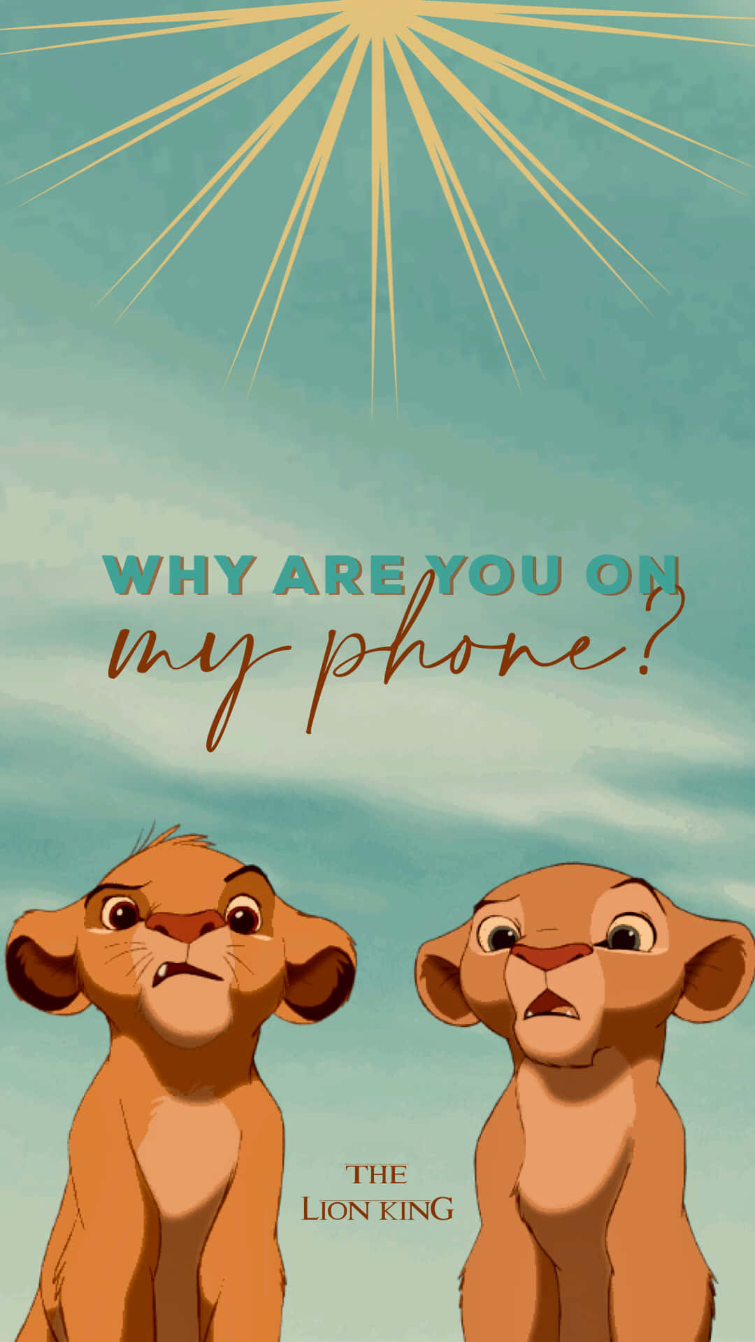 Timon and Pumbaa enjoying their time in the African Savanna Wallpaper