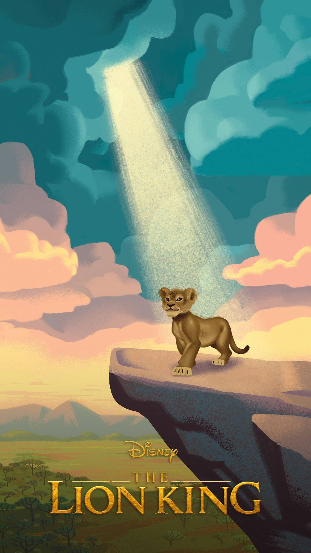 An epic tribute to the classic Disney movie The Lion King. Wallpaper