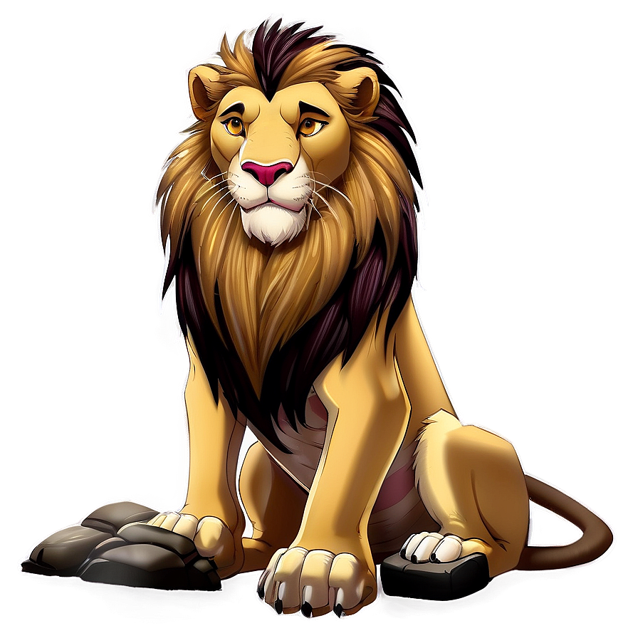Lion King On Throne Png Rce9 PNG