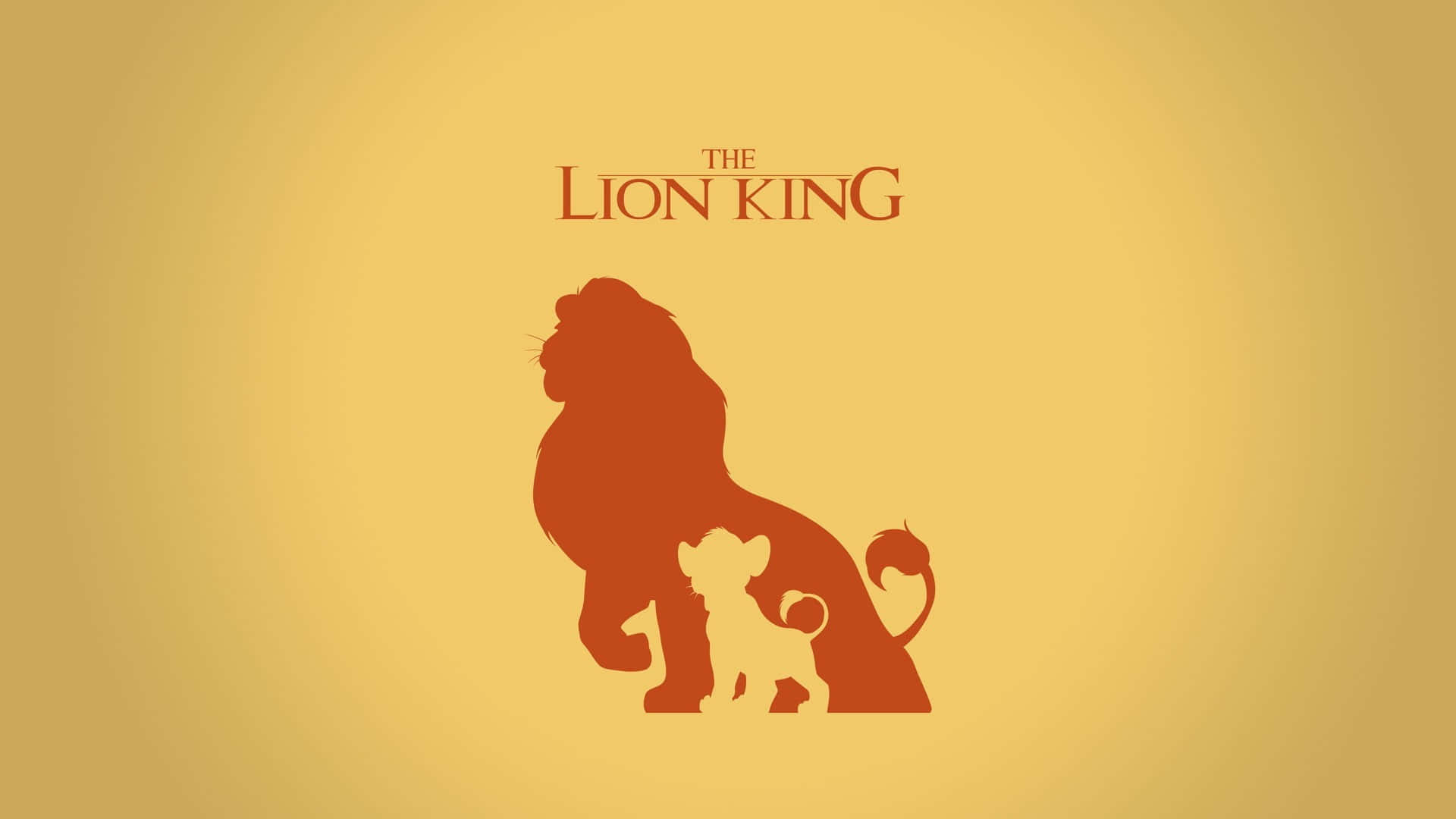 Lion King Minimalist Picture