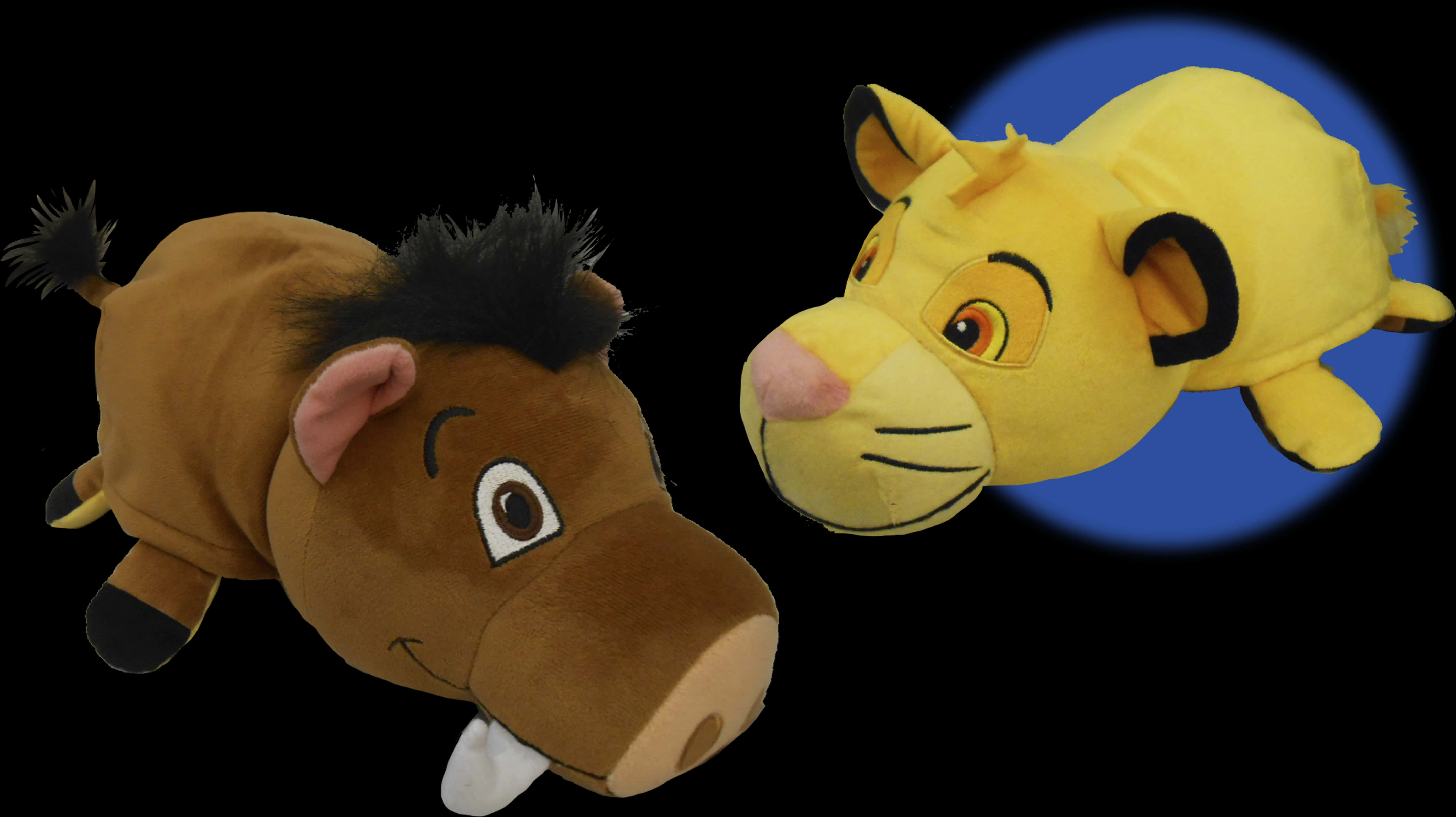 Lion King Plush Toys Simbaand Pumbaa PNG