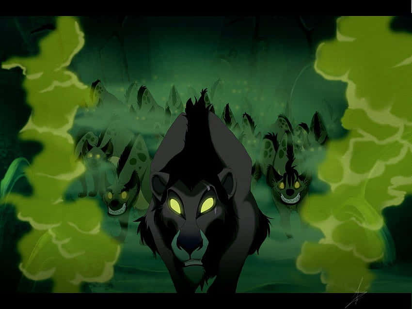 "The Pride Lands' Villain: Scar from Disney's The Lion King" Wallpaper