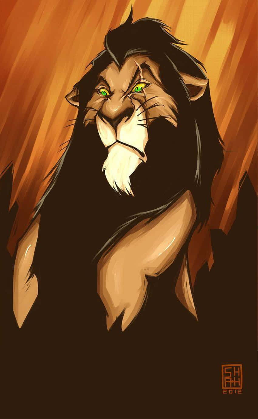Image  Scar, the villain of the classic Disney movie "The Lion King" Wallpaper