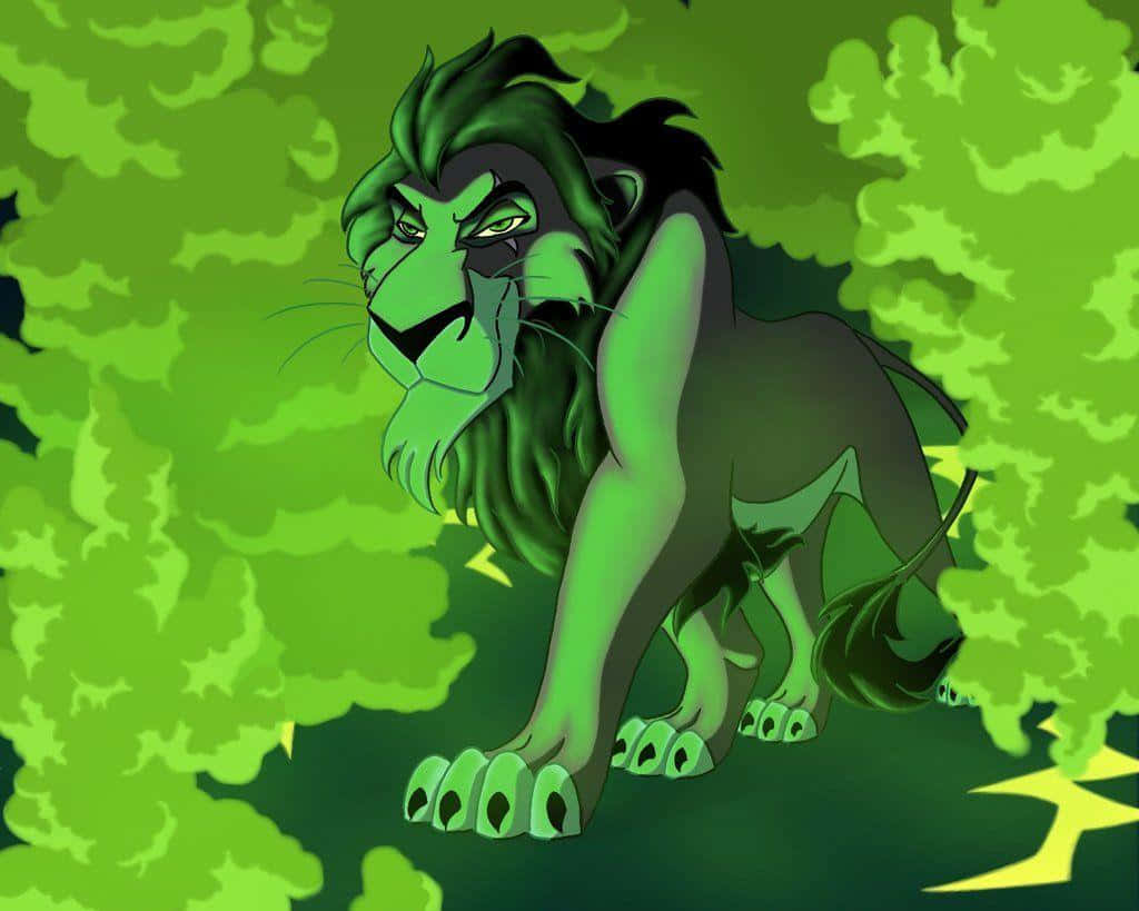 Image  "Scar looks out over Pride Rock in The Lion King" Wallpaper