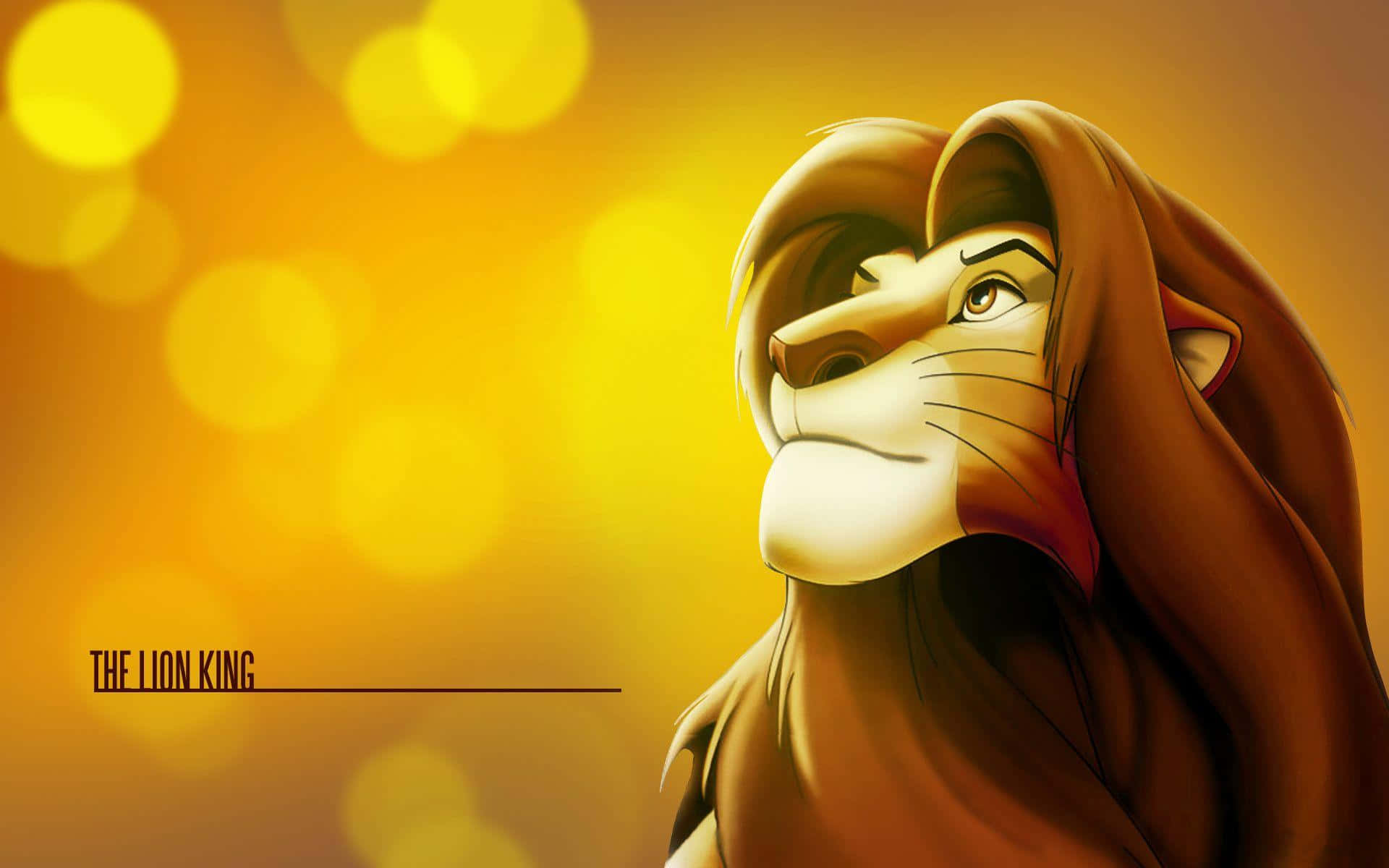 Lion King Simba Illustration Wallpaper
