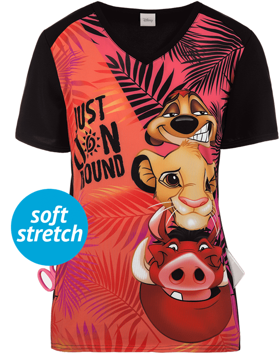 Lion King Themed Shirt Design PNG