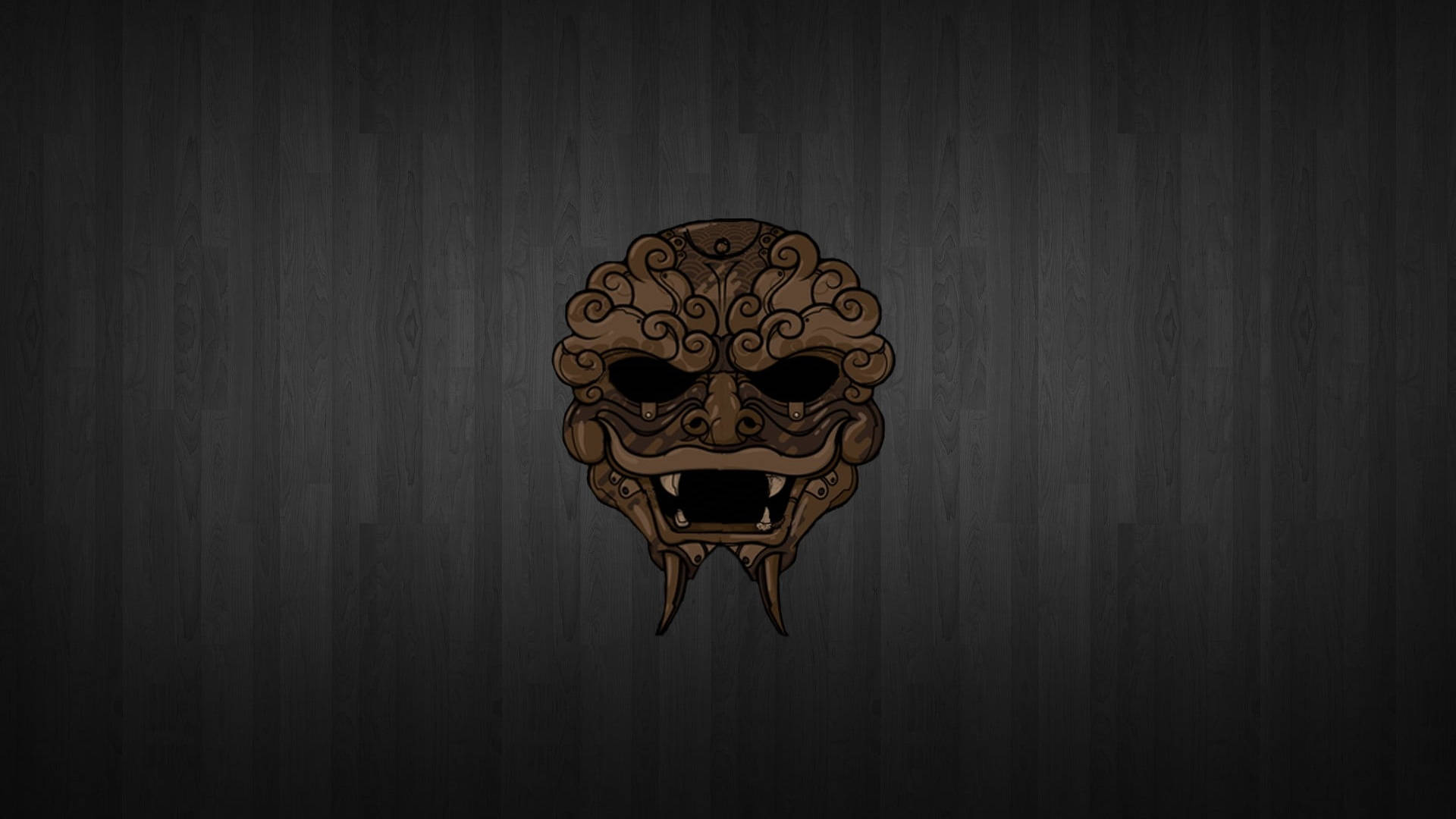Lion Oni Mask Wallpaper