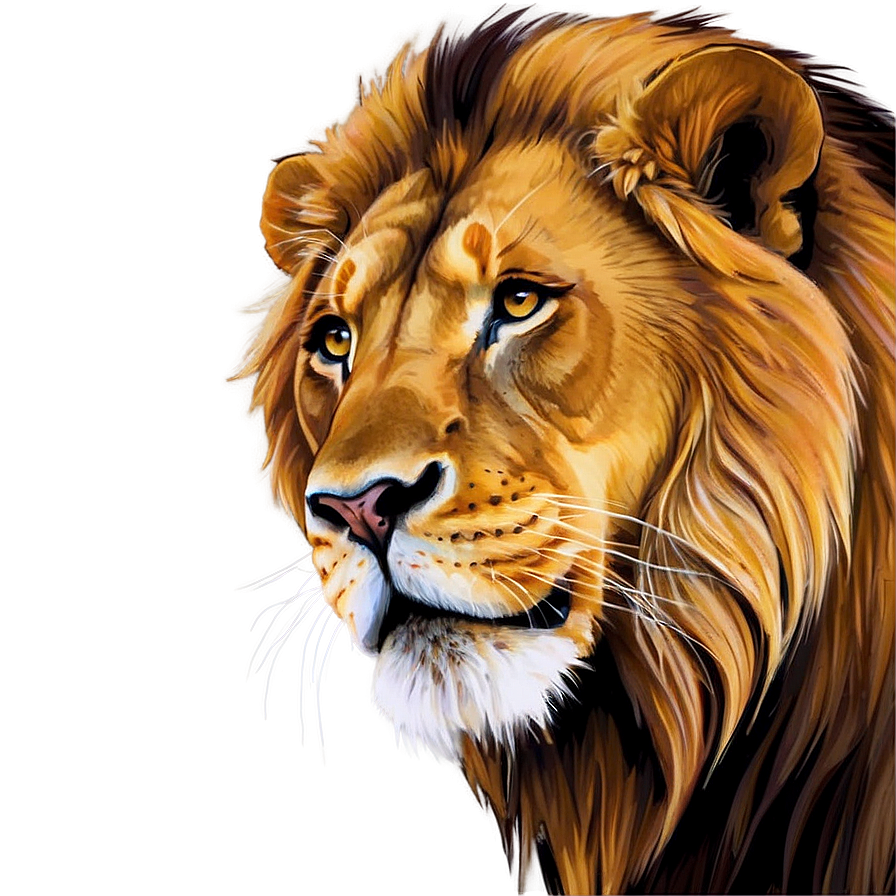Lion Vector Illustration Png 19 PNG