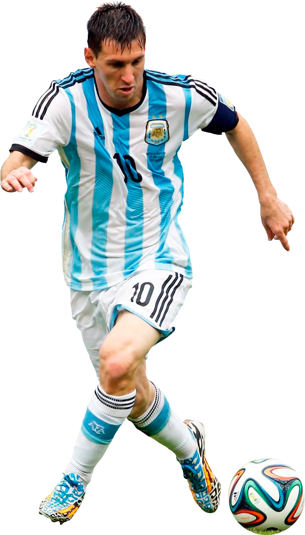 Lionel Messi Argentina Dribbling PNG