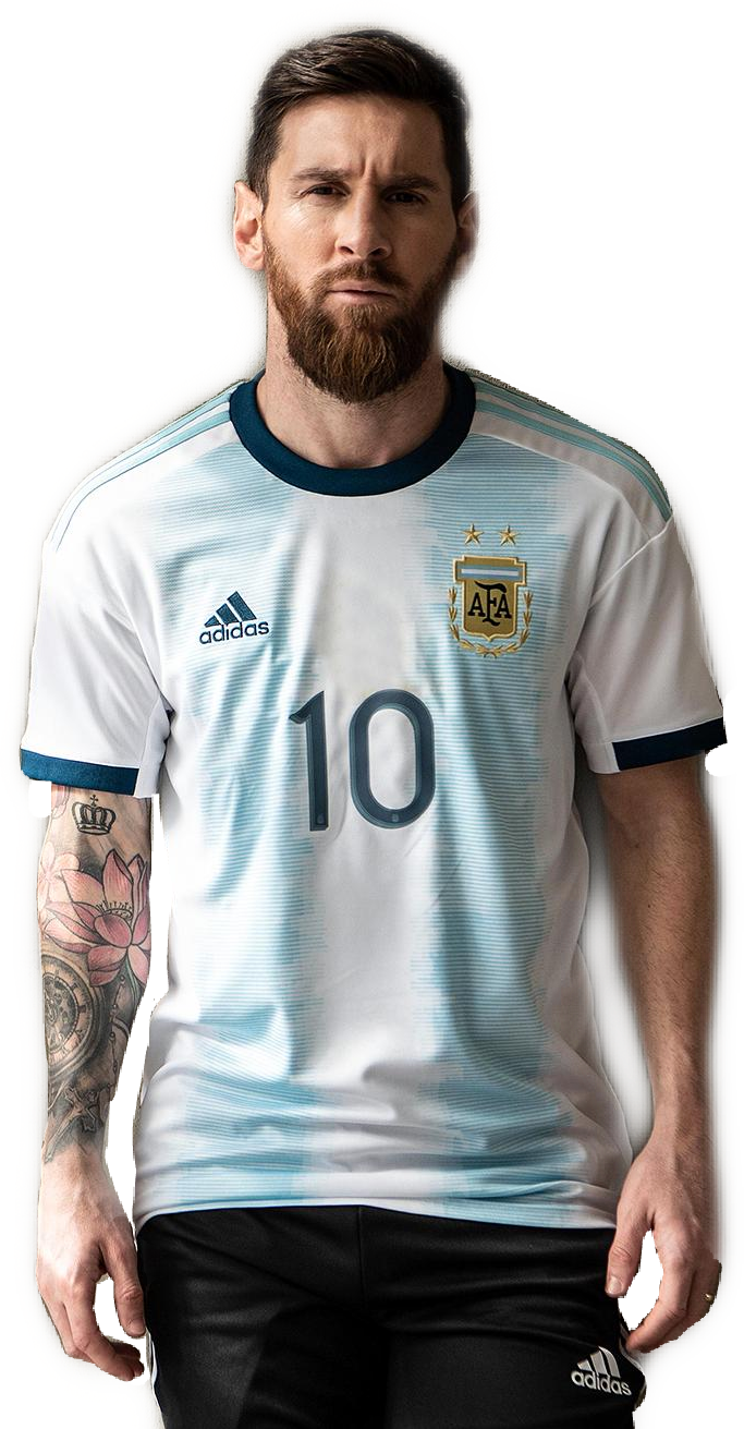 Lionel Messi Argentina Jersey PNG