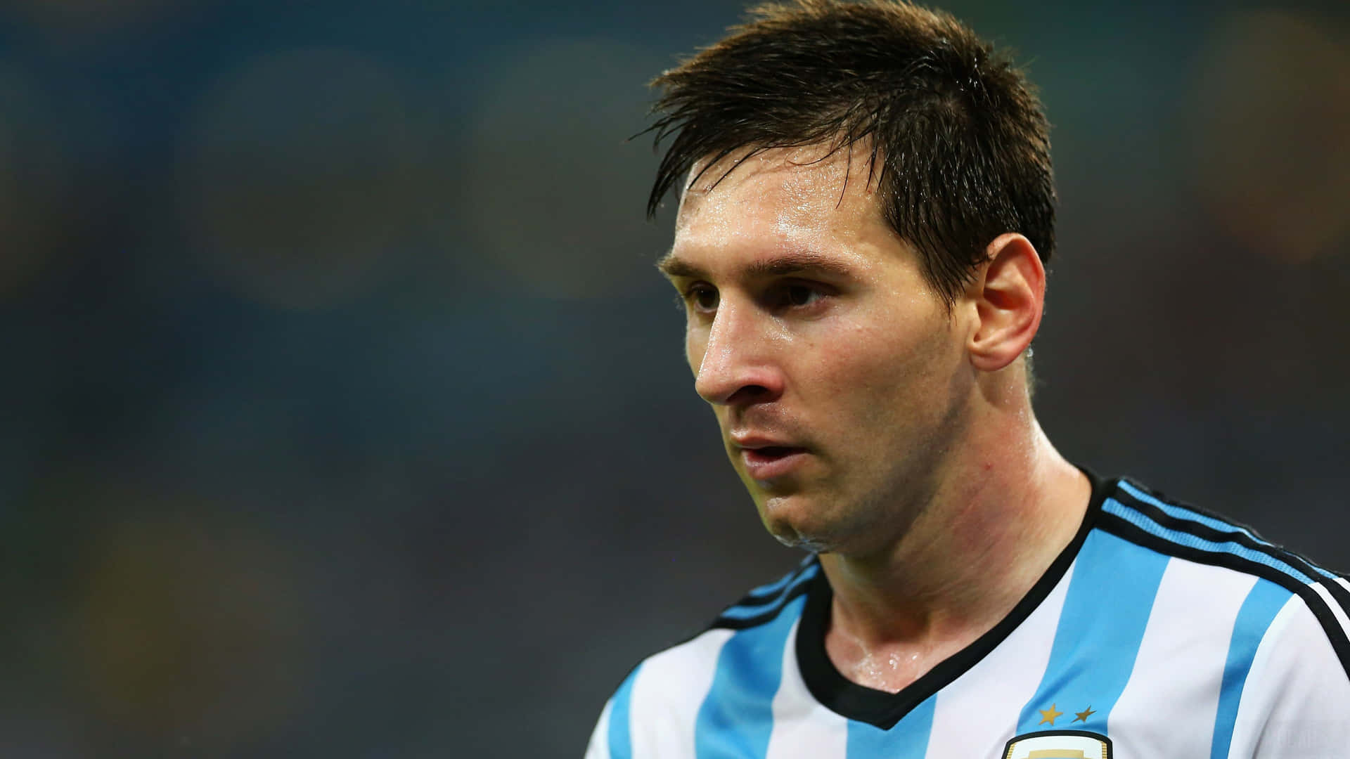 Lionel Messi Argentinië Wereldbeker 4k Achtergrond