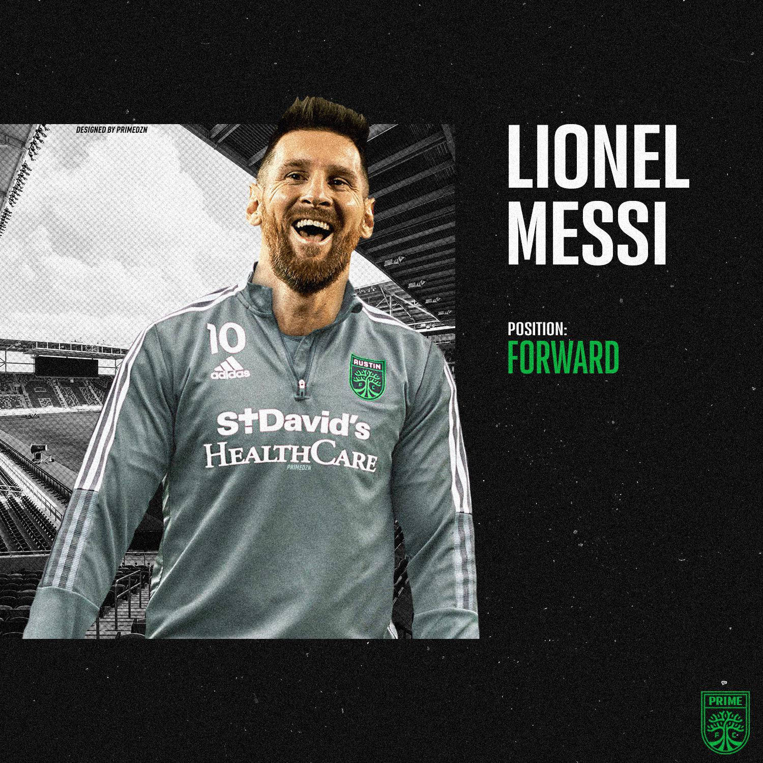 Lionel Messi Austin Fc Football Star Wallpaper