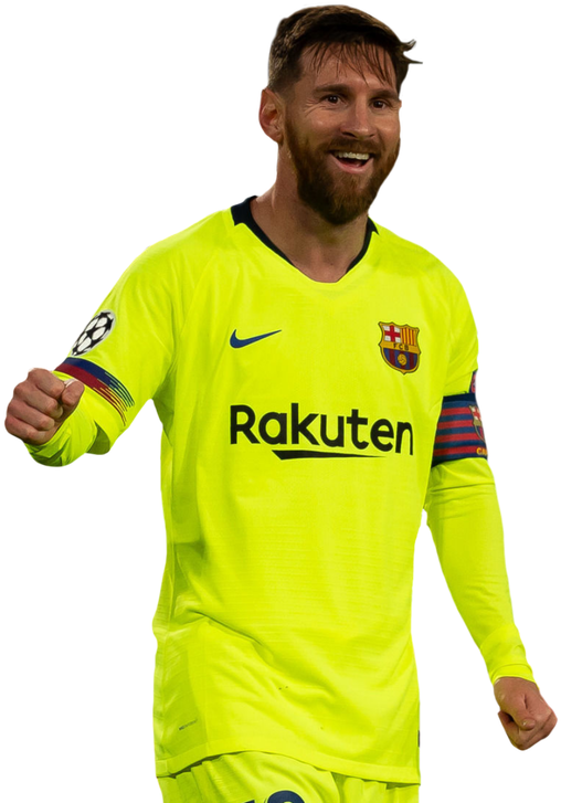 Lionel Messi Barcelona Celebration PNG