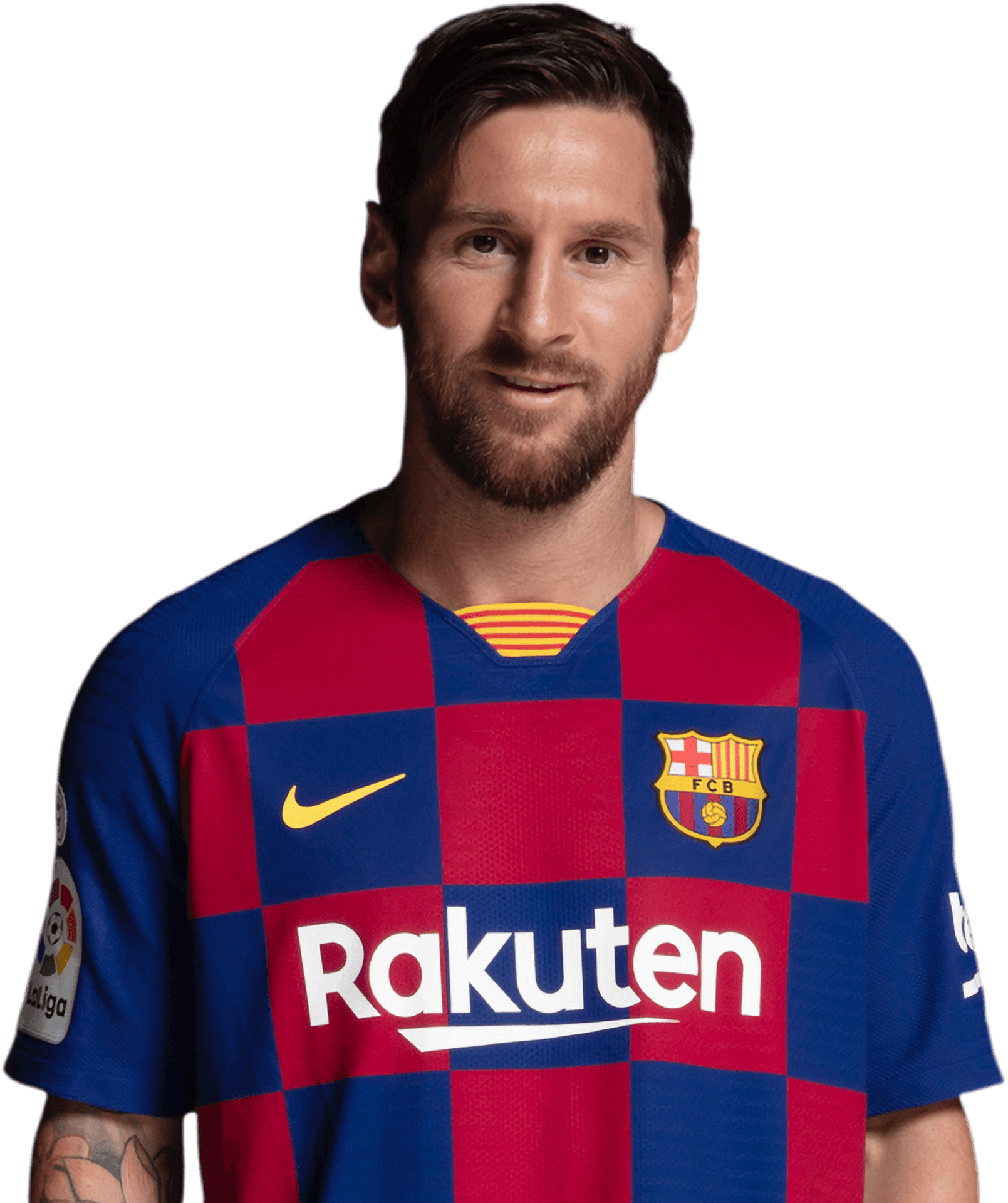 Download Lionel Messi Barcelona Portrait | Wallpapers.com