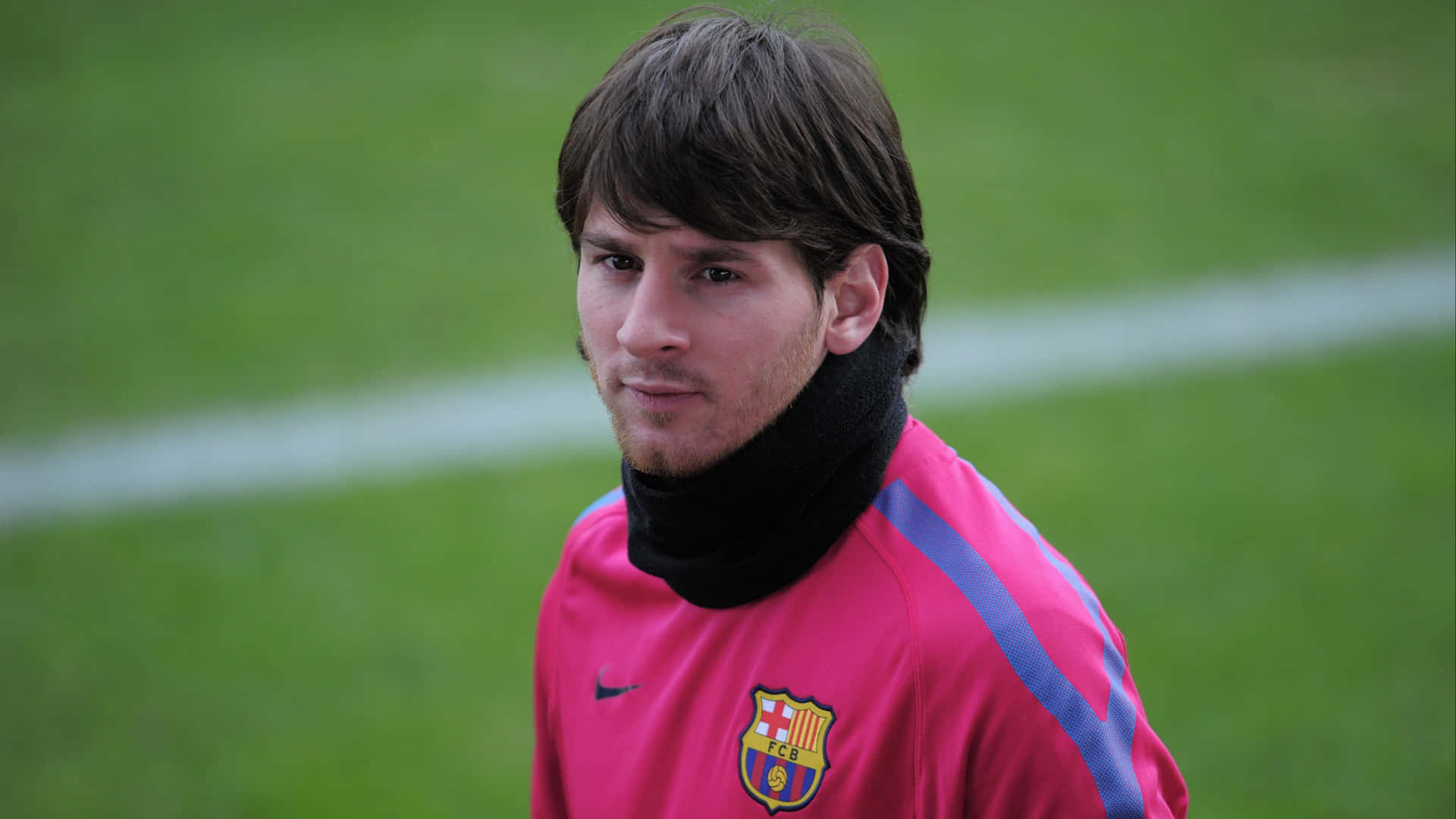 Lionel Messi Barcelona Training Session Wallpaper