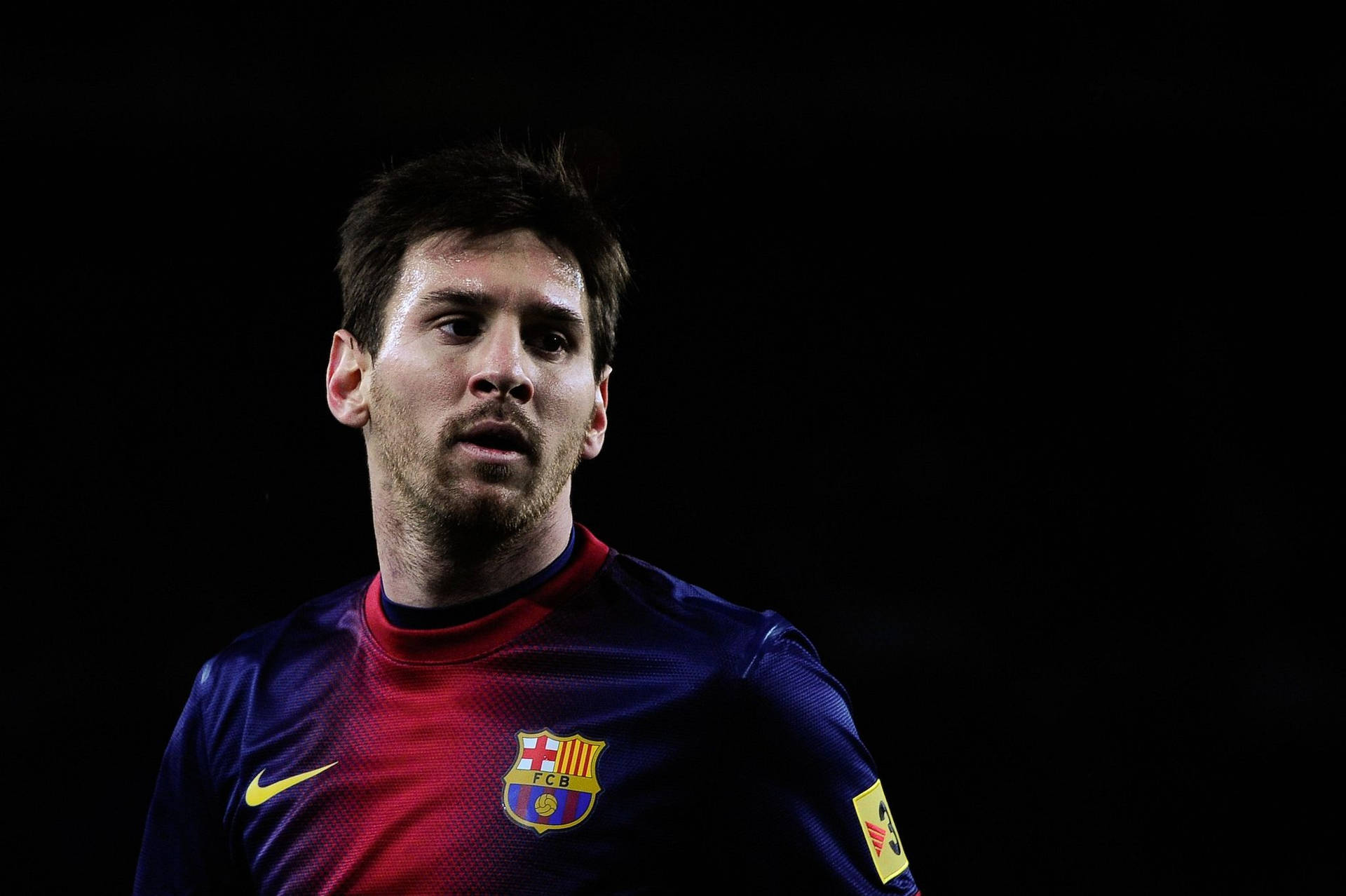 Fondode Pantalla Negro De Lionel Messi Fondo de pantalla