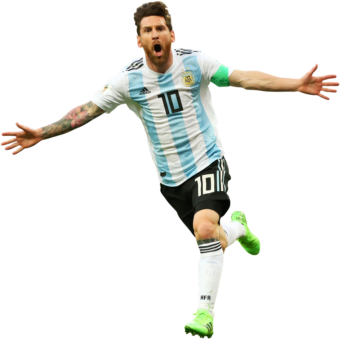 Download Lionel Messi Celebration Argentina | Wallpapers.com