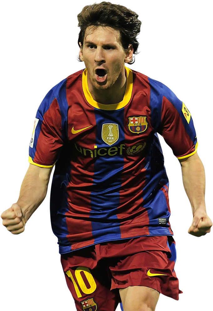 Lionel Messi Celebration F C Barcelona PNG
