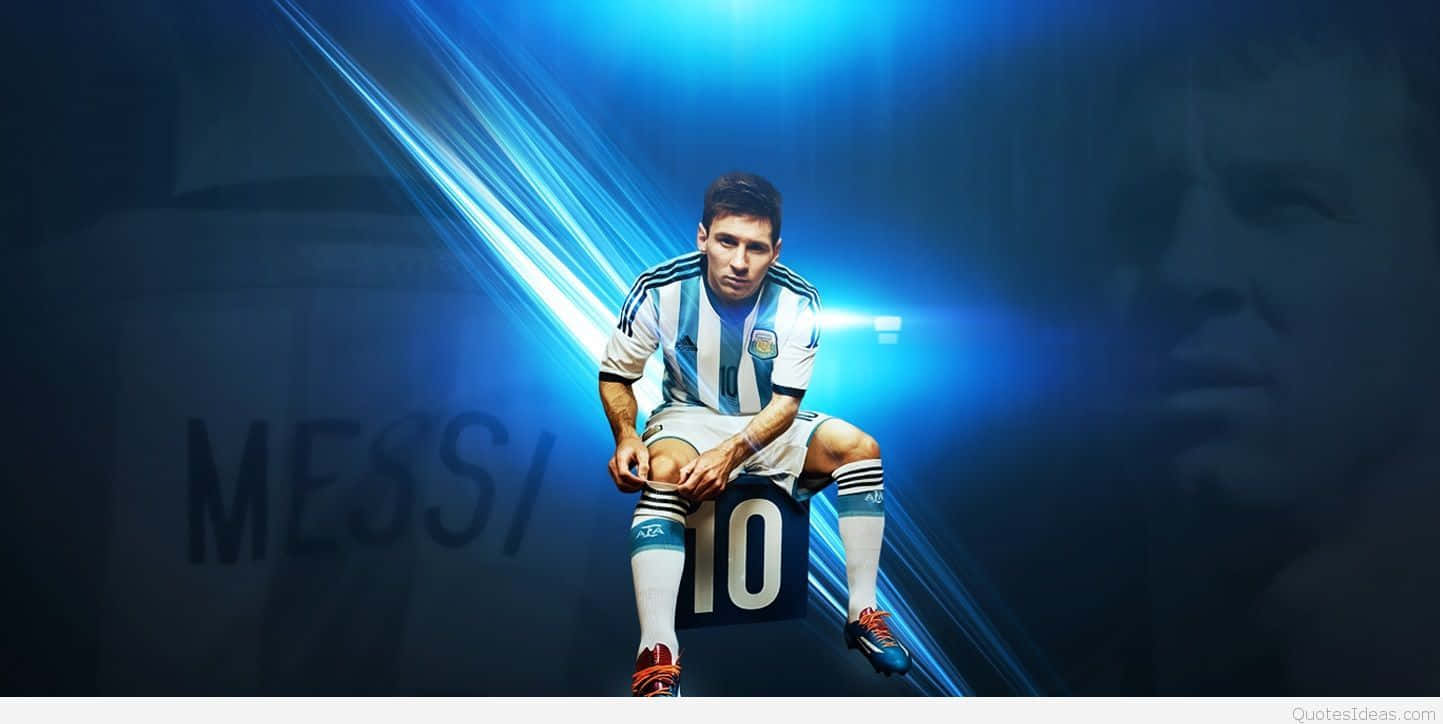 Lionel Messi the Iconic Soccer Player Wallpaper