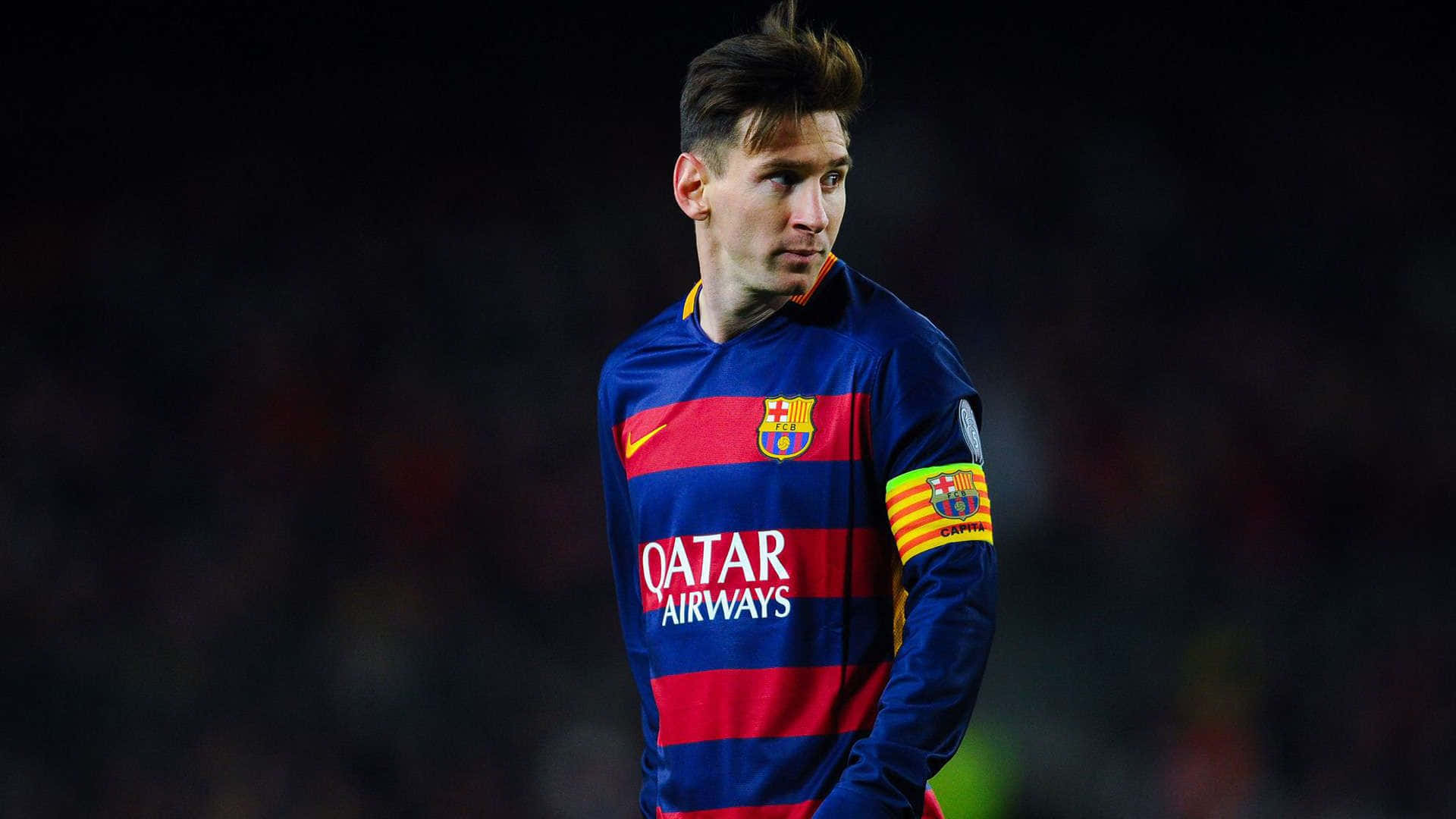 Lionel Messi viser sin cool stil Wallpaper