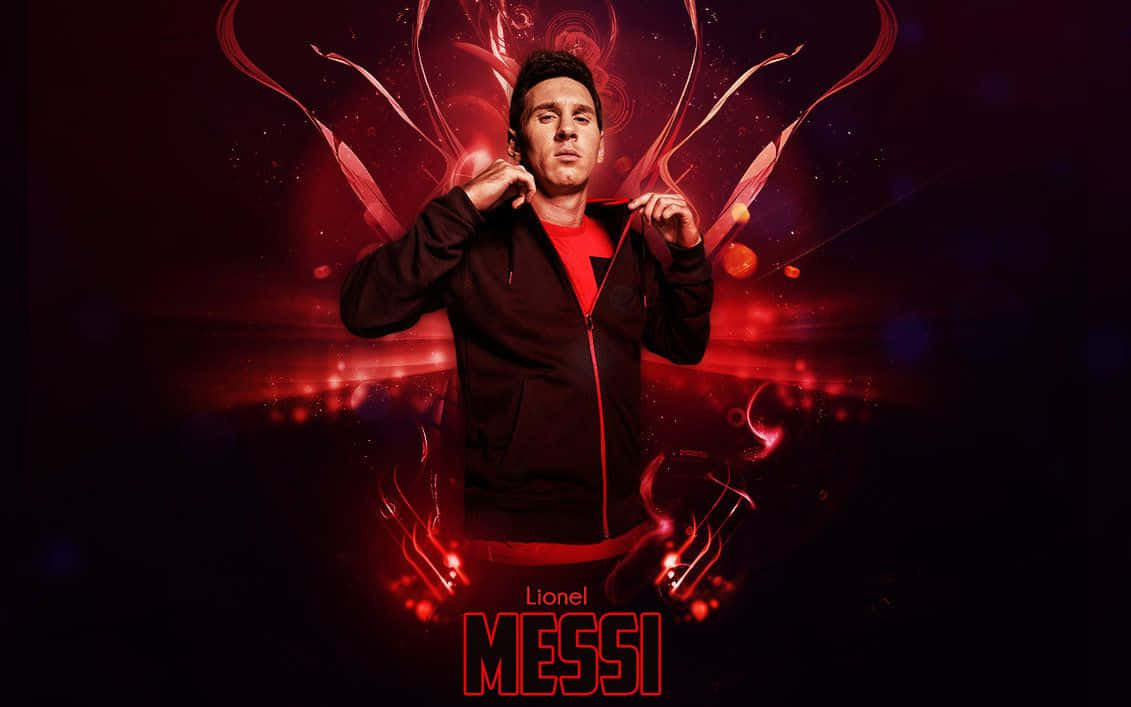 Lionel Messi Ser Cool Ud På Din Skærm Wallpaper