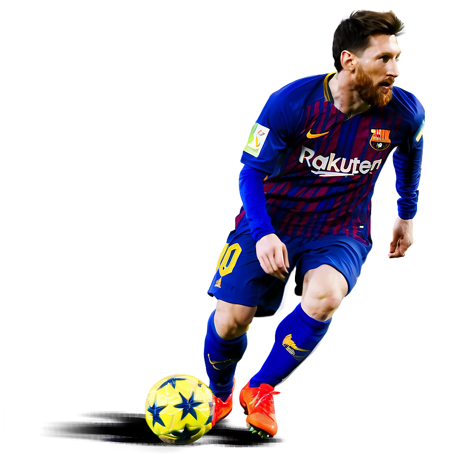 Lionel Messi Dribbling Png 06242024 PNG