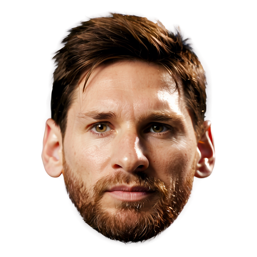 Lionel Messi Head Shot Png Add PNG