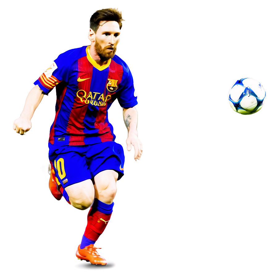 Lionel Messi In Action Png Thv61 PNG