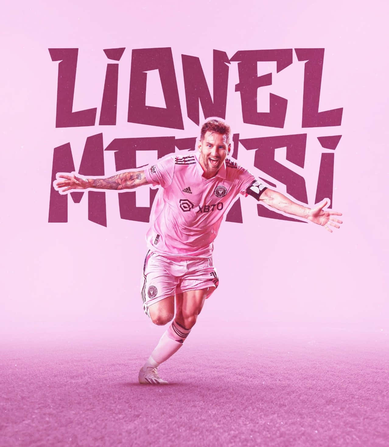 Lionel Messi Inter Miami Presentation Wallpaper
