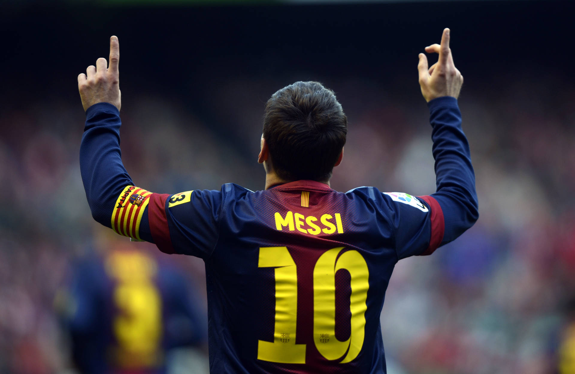 Lionel Messi Number 10 Wallpaper