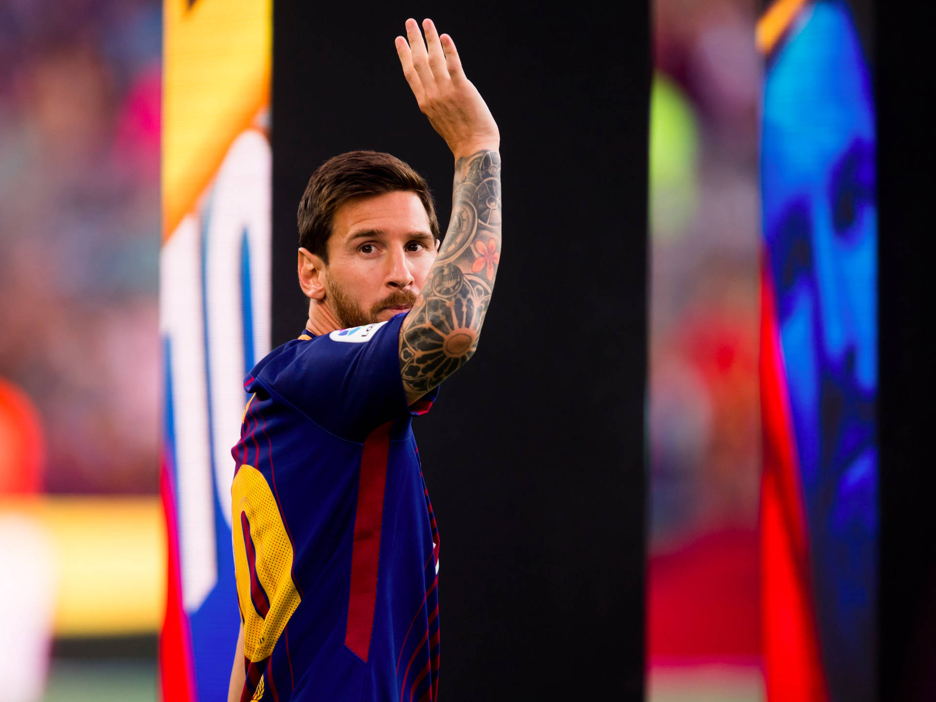 Lionel Messi Tatoverings Ærme Tapet: 