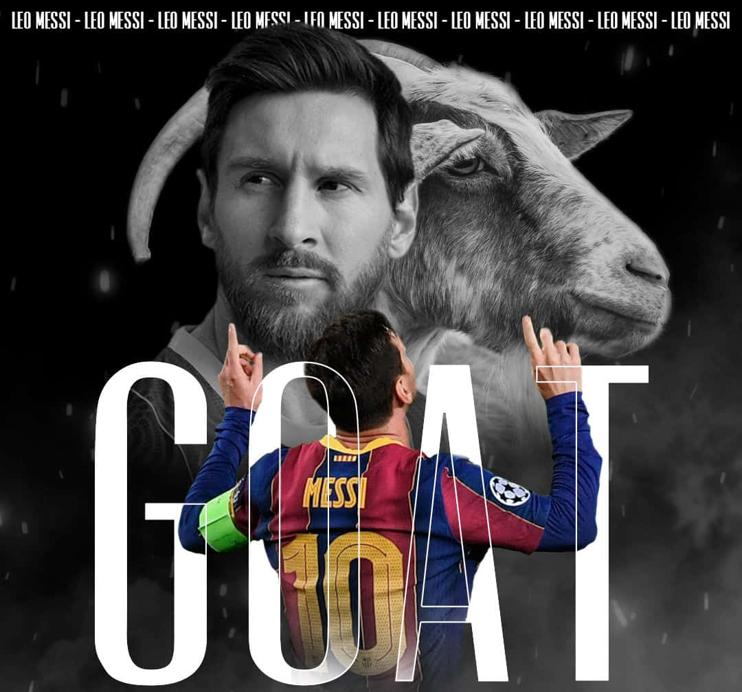 Lionel Messi, The Goat In Action Wallpaper