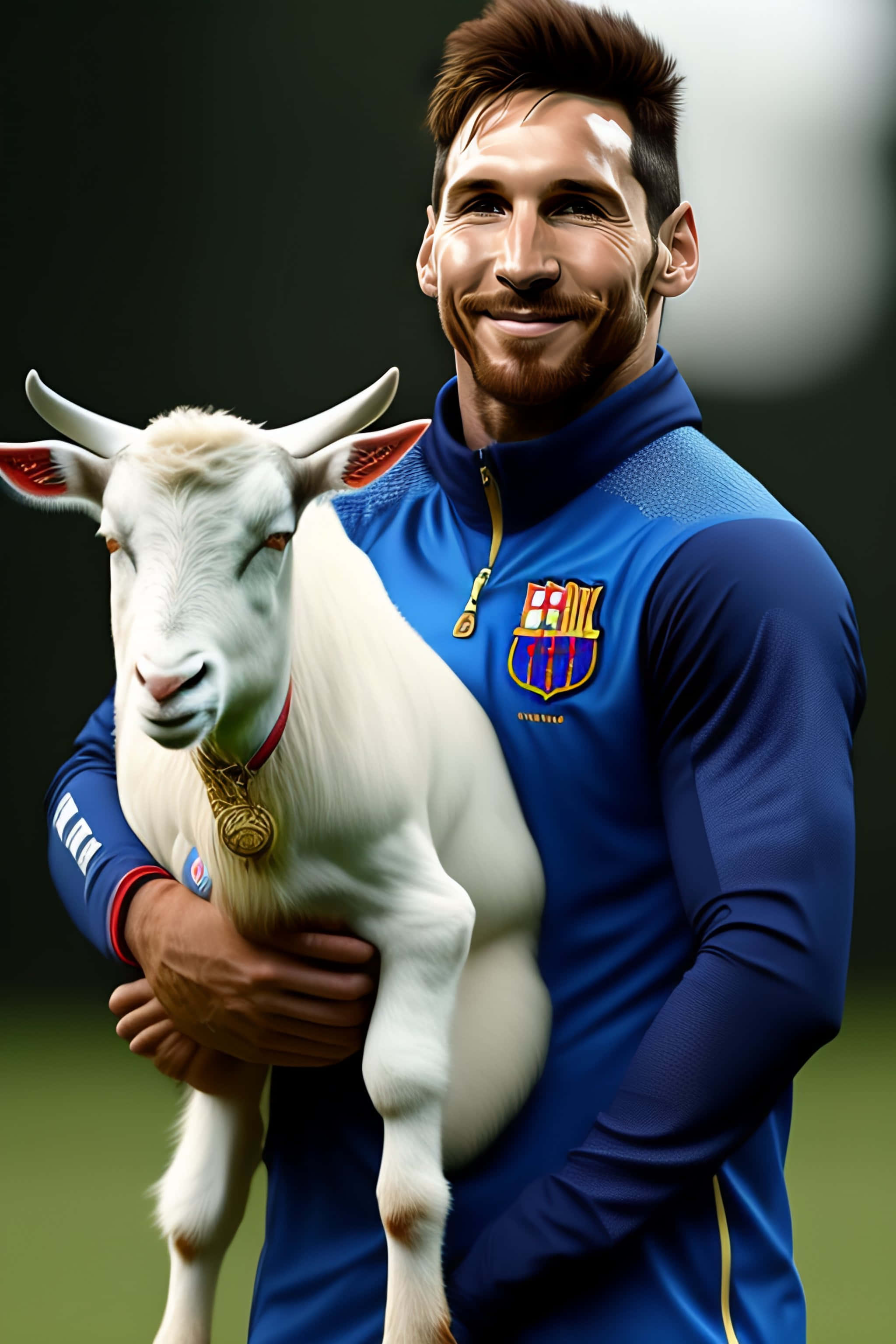 Lionel Messi - The Undisputed G.o.a.t Wallpaper