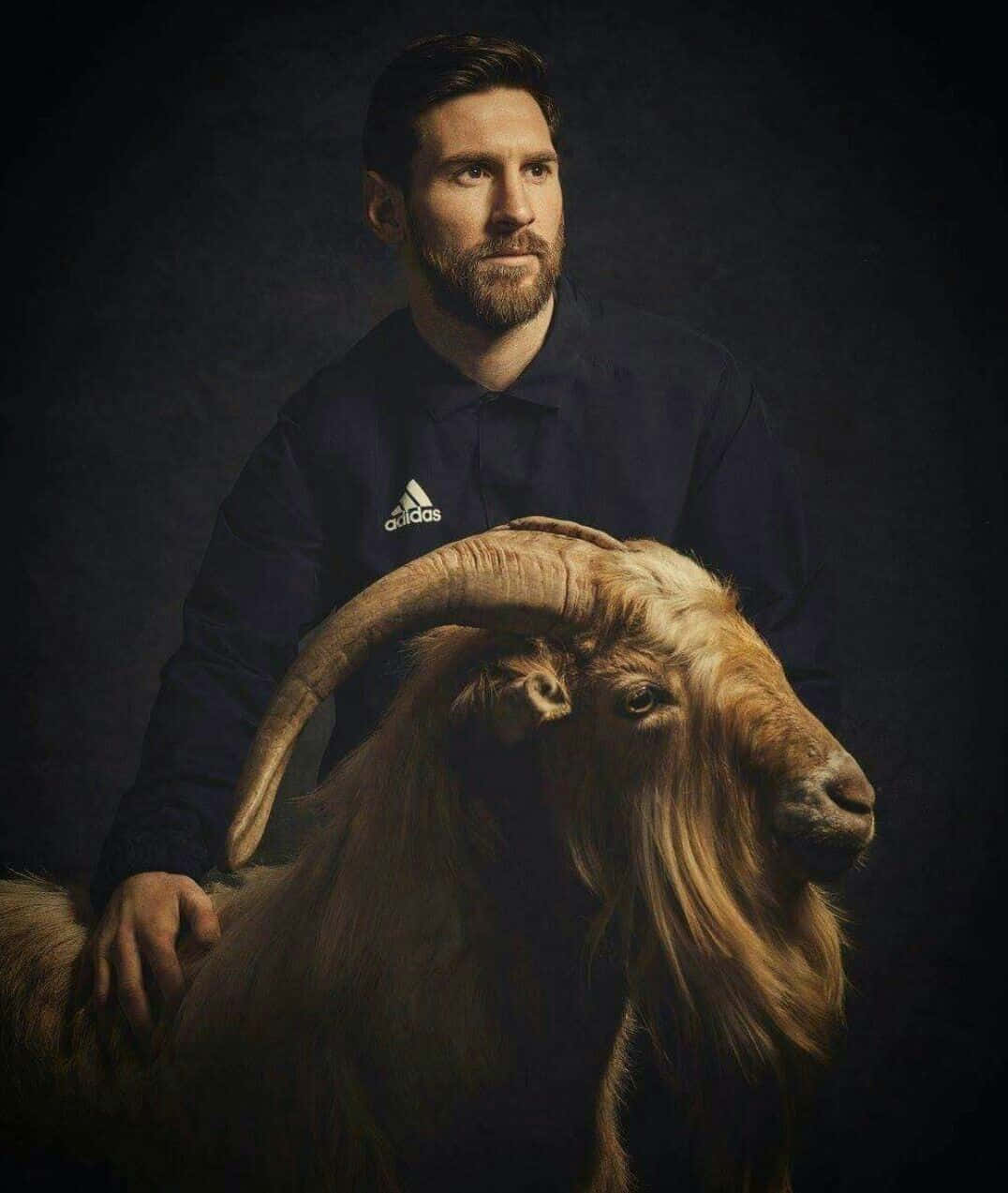 Lionel Messi - The Unstoppable Goat Wallpaper